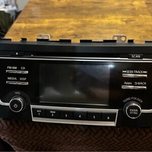 Car Audio System with Black Finish